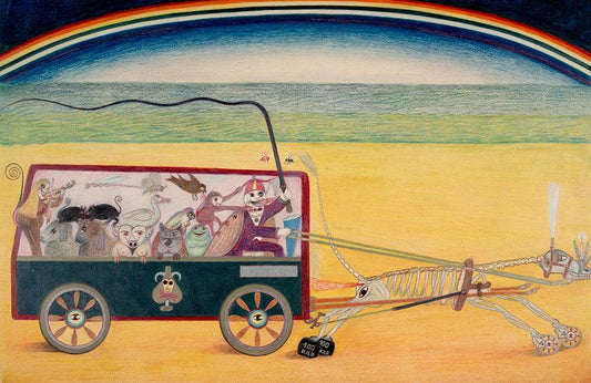 Friedrich Schröder-Sonnenstern: The Fabulous Co-Equality of Man and Animal - RAW VISION