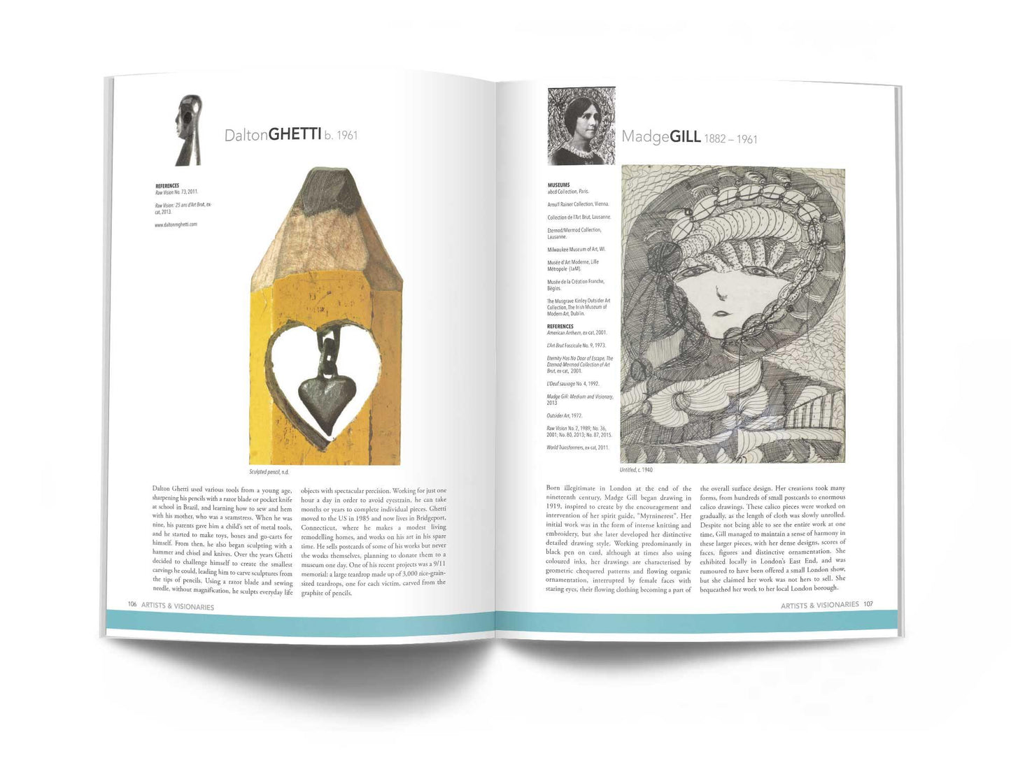 Raw Vision Books Digital Outsider Art Sourcebook Part 1: Artists (eBook)