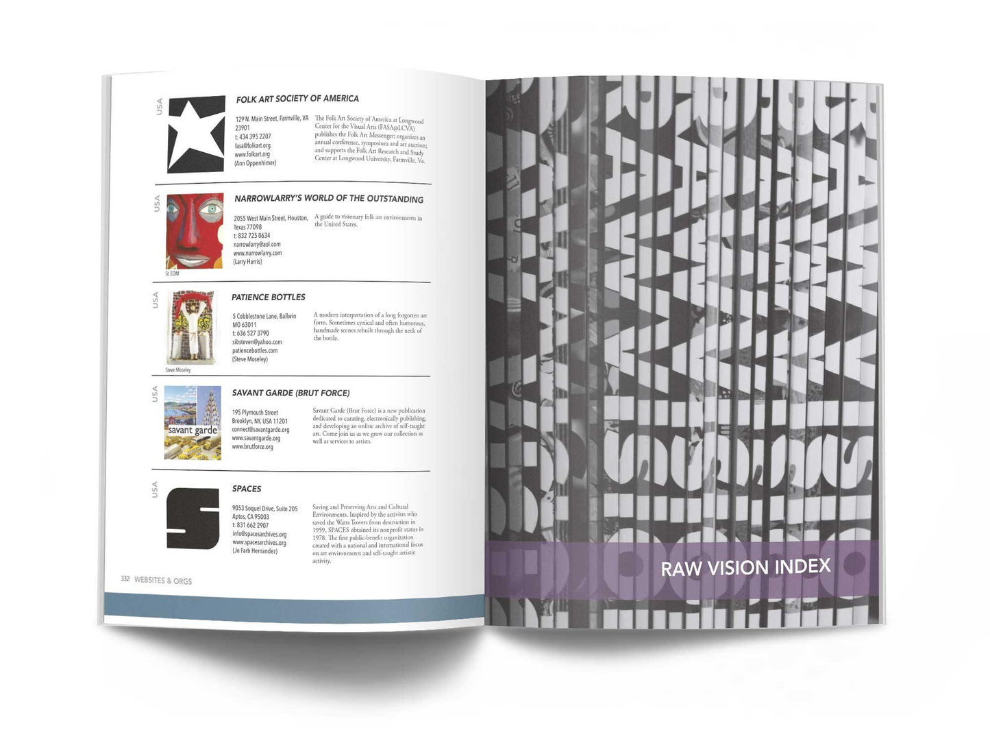 Raw Vision Books Digital Outsider Art Sourcebook Part 3: Texts, Time and Listings (eBook)