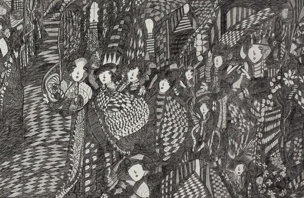 Madge Gill TRANSFIGURATION RAW VISION