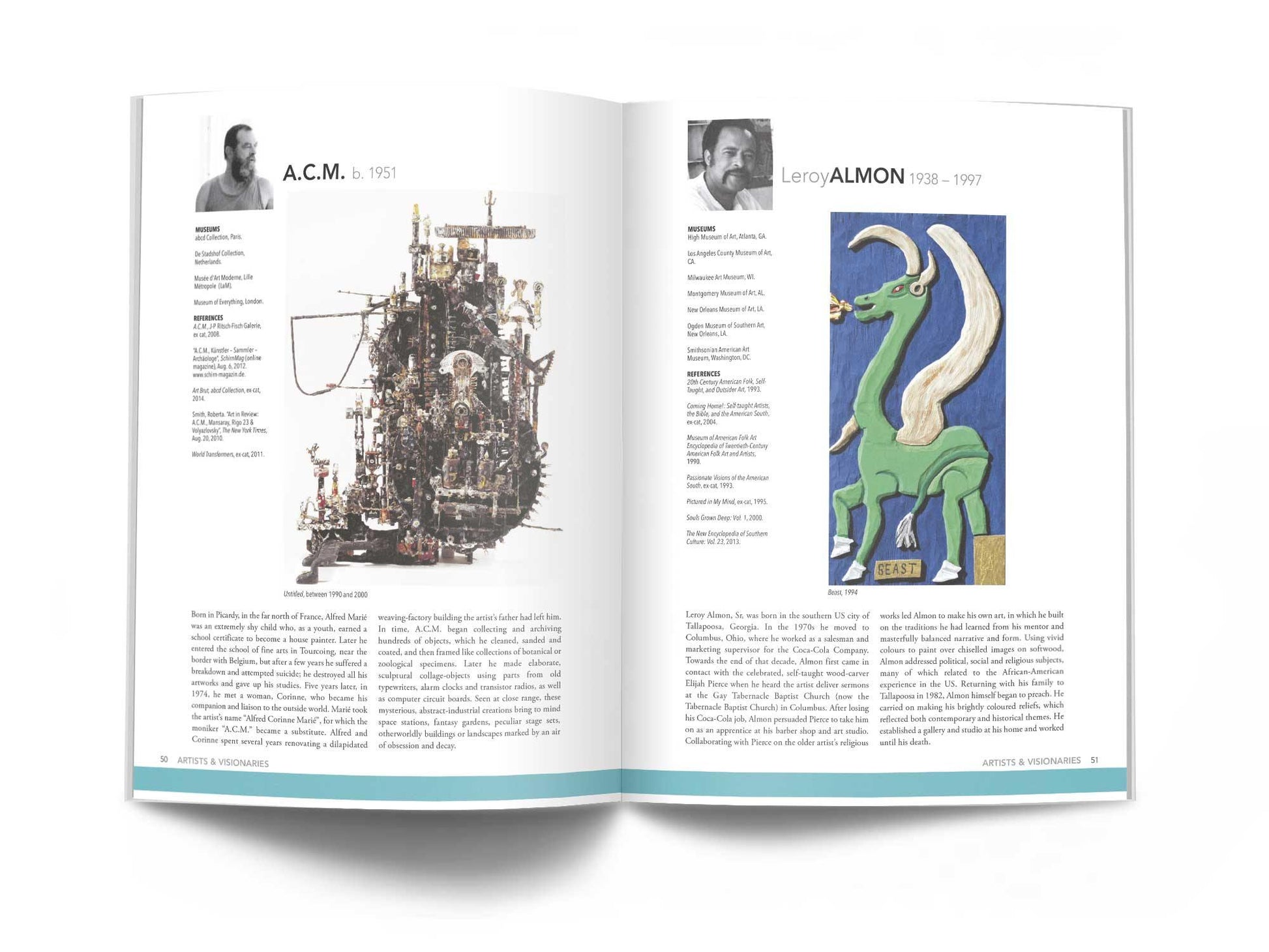 Raw Vision Books Digital Outsider Art Sourcebook Part 1: Artists (eBook)
